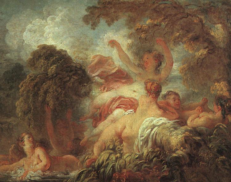 Jean-Honore Fragonard The Bathers oil painting image